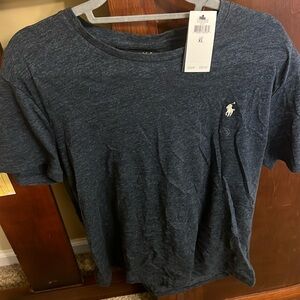 NWT Polo Ralph Lauren Men’s Custom Slim Fit Tee ClassicRL Blue